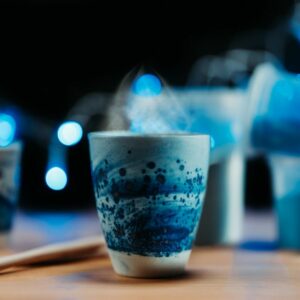 Tasse bleue – Collection ligne bleue