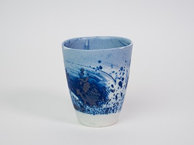 Tasse bleue - Collection ligne bleue – Image 2
